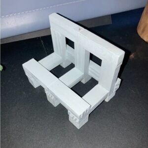 Handmade durable wooden cell phone, remote. Or name place card holder.